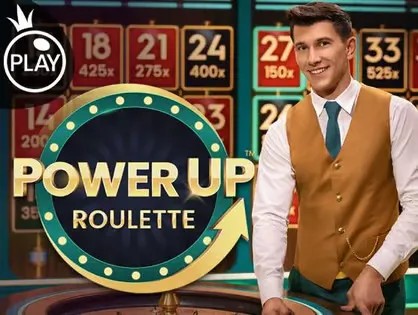Power UP Roulette online game logo by Pragmatic Play on slotoking-de.de